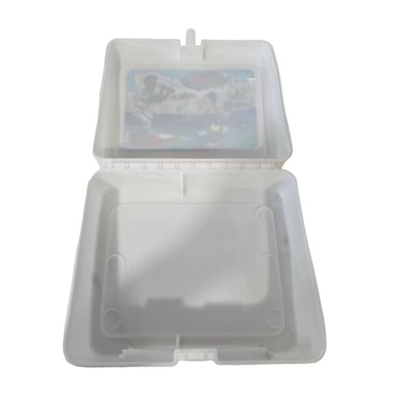 NESTLE QUIK Vintage White ATLANTA BRAVES & Quick Bunny PLASTIC LUNCH BOX 80s 90s - Picture 2 of 5